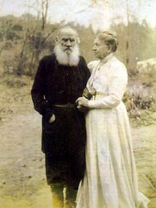 Tolstoi si sotia sa